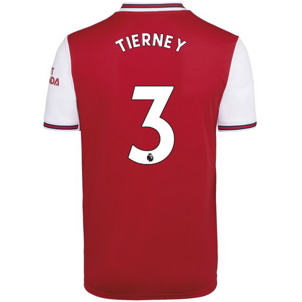 Camiseta Arsenal NO.3 Tierney 1ª Kit 2019 2020 Rojo